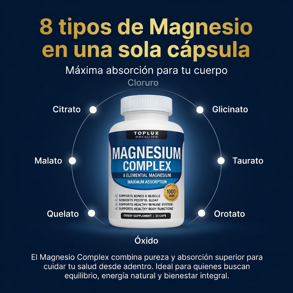 8 tipos de magnesio